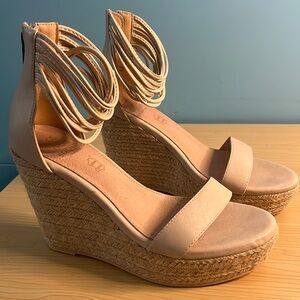Oasis Society Leather wedge